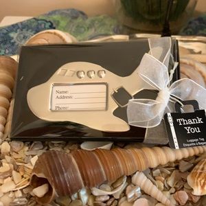 NWT Kate Aspen Airplane Luggage tag